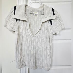 Maeve Short Sleeved Sweater Shirt